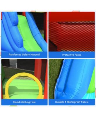 Inflatable Bounce House Splash Pool with Water Climb Slide Blower included