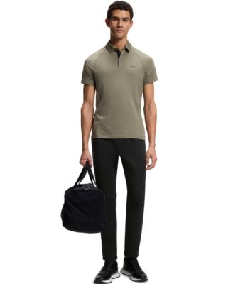 Men's Reflective Details Regular-Fit Tracksuit Pants