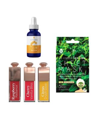 Radiant Skin Bundle: Vitamin C Serum & Tea Tree Sheet Masks