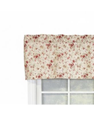 100% Cotton High Quality Flor Tailored Window Valance with 1.5" Rod Pocket 50" W X 12" L Natural