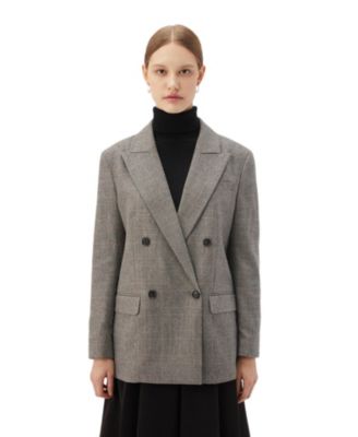 Women's Double-Breasted Cashmere Blazer