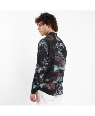Men's Contrast Dab Shirt