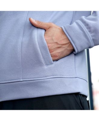 Men's Flint Grey Panel-Stitch Knit Jacket