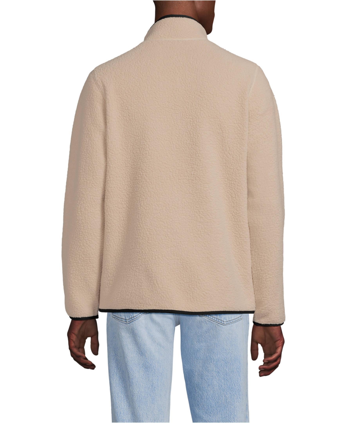 Lands' End Men's Full Zip High Pile Fleece Jacket