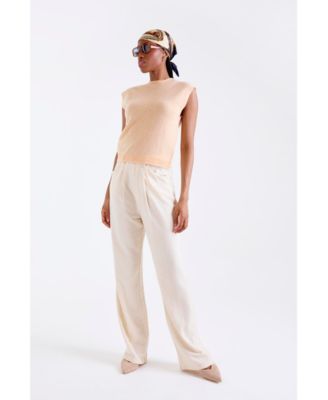 Women's Zarah Crew Neck 100% Cashmere Vest