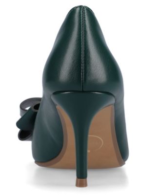 Women's Crystol Pointed Toe Bow Stiletto Pumps