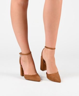 Women's Tyyra Ankle Strap Block Heel Pumps