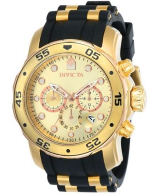 Men's 17884 Pro Diver Quartz Multifunction Gold Dial Watch
