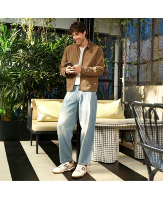 Men's Coffee Brown Corduroy Rider Jacket