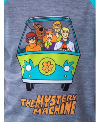 Boys Pajamas Mystery Machine 2PC Short-Sleeve Pajama Short Set Lounge Sleepwear