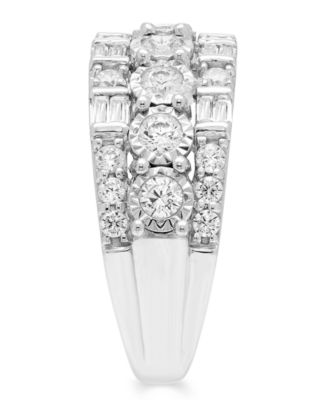 Diamond Band (1 ct. t.w.) in 10k White Gold