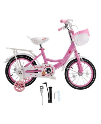 18-Inch Kids Bike for Ages 6-10 with Sparkling Training Wheels & Adjustable Design | Perfect Gift