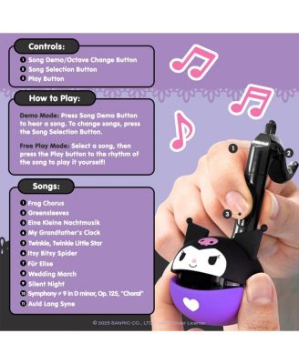 Melody Series Sanrio Japanese Electronic Mini Size Musical Toy Portable 11 Pre-Programmed Songs