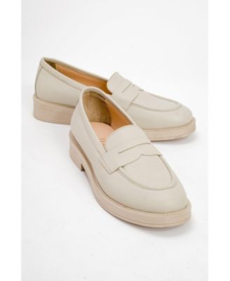 Women's Bree Platform Penny Leather Loafer