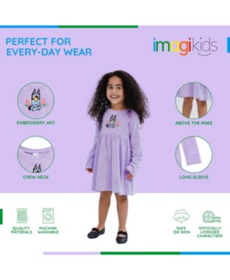 Toddler Girls Velour Skater Dress