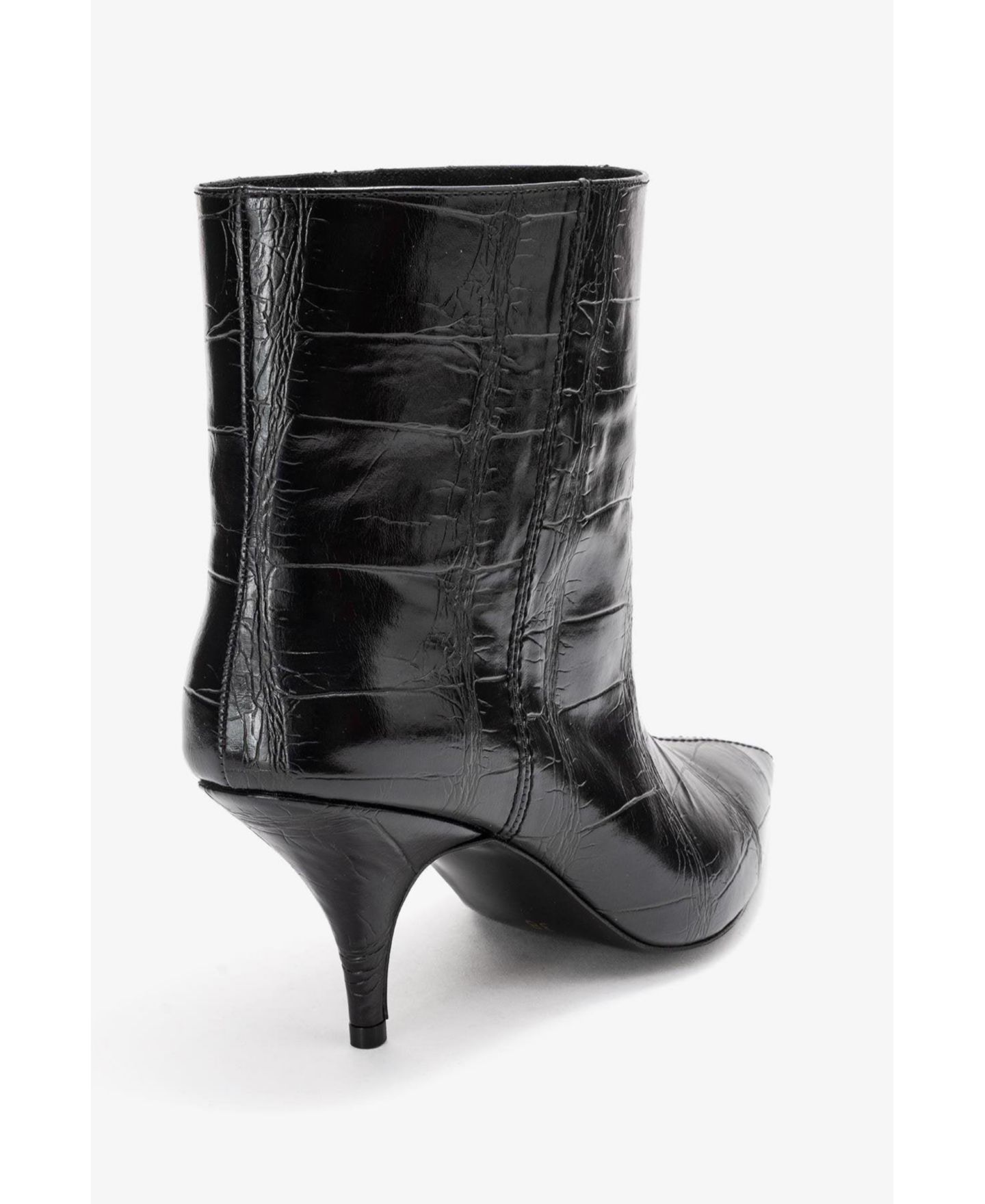 Женские ботинки Prologue Shoes Brivelle Pointed Toe Boot, цвет: Чёрный с принтом искусственная кожа — фото 5