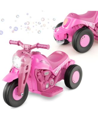 6V Kids Electric Ride on Motorcycle with Bubble Maker and Music