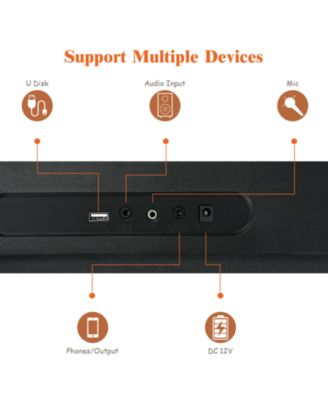 61-Key Portable Electronic Keyboard Piano with Stand and Stool