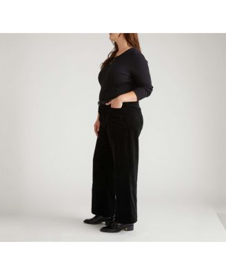 Women's Plus Camila Wide Leg Corduroy Pants