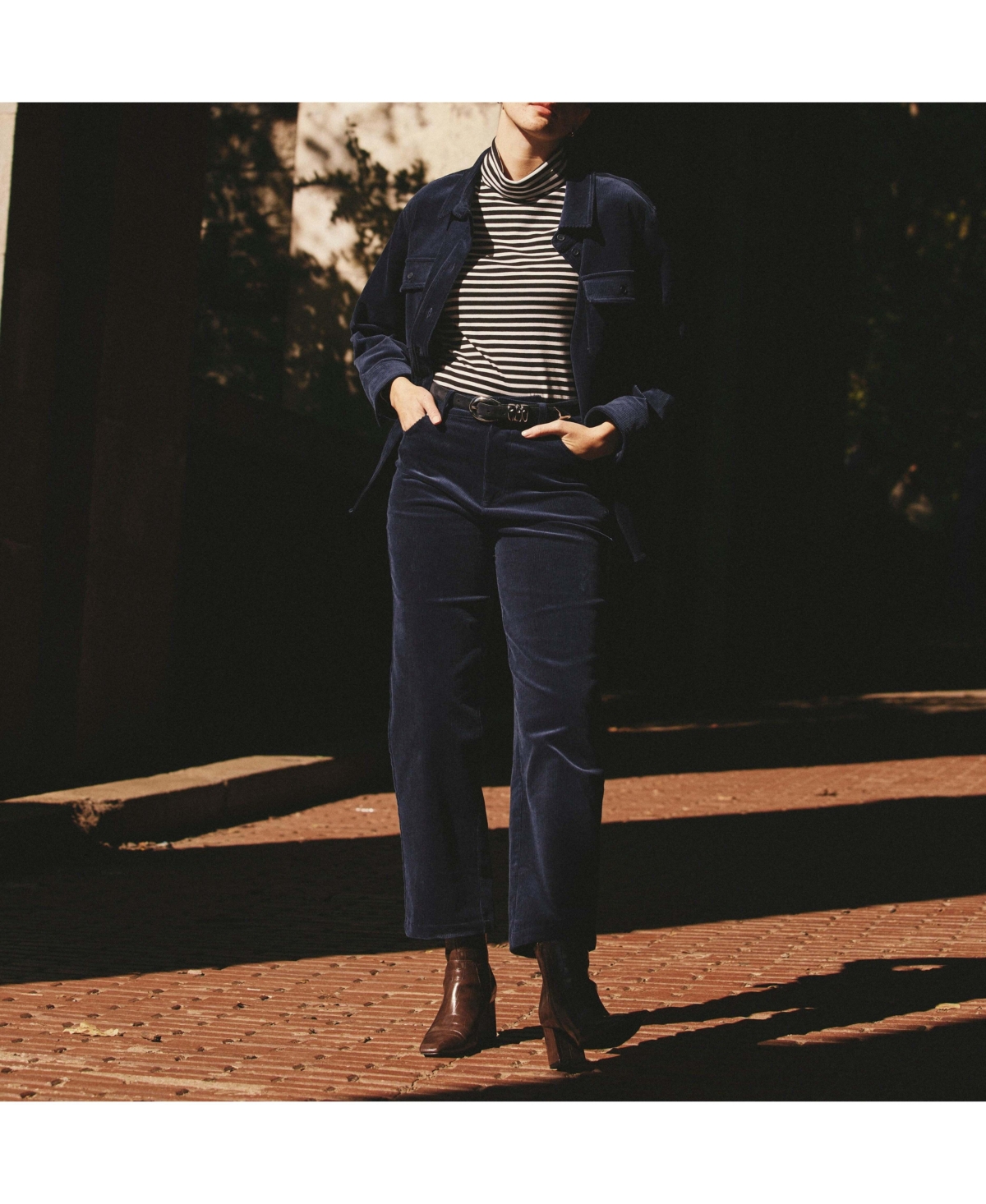 Universal Standard Women's Cassidy High Rise Straight Corduroy Pants