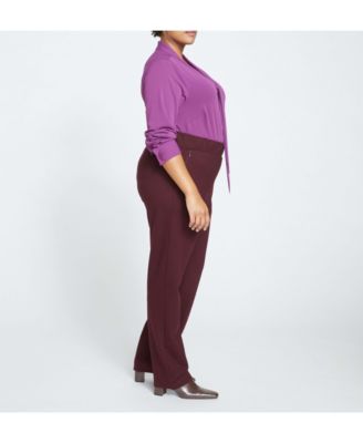 Plus Size Smart Signature Ponte Pants Long