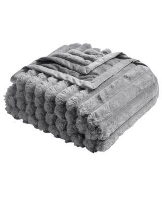 Ultra Plush Raschel Mink Blanket, Twin/Full