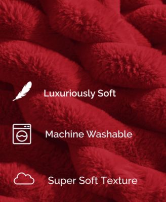 Ultra Plush Raschel Mink Blanket, Twin/Full