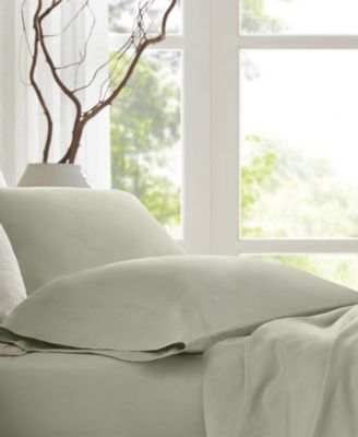 Sateen 400-Thread Count Cotton 4-Pc. Sheet Set, Cal King