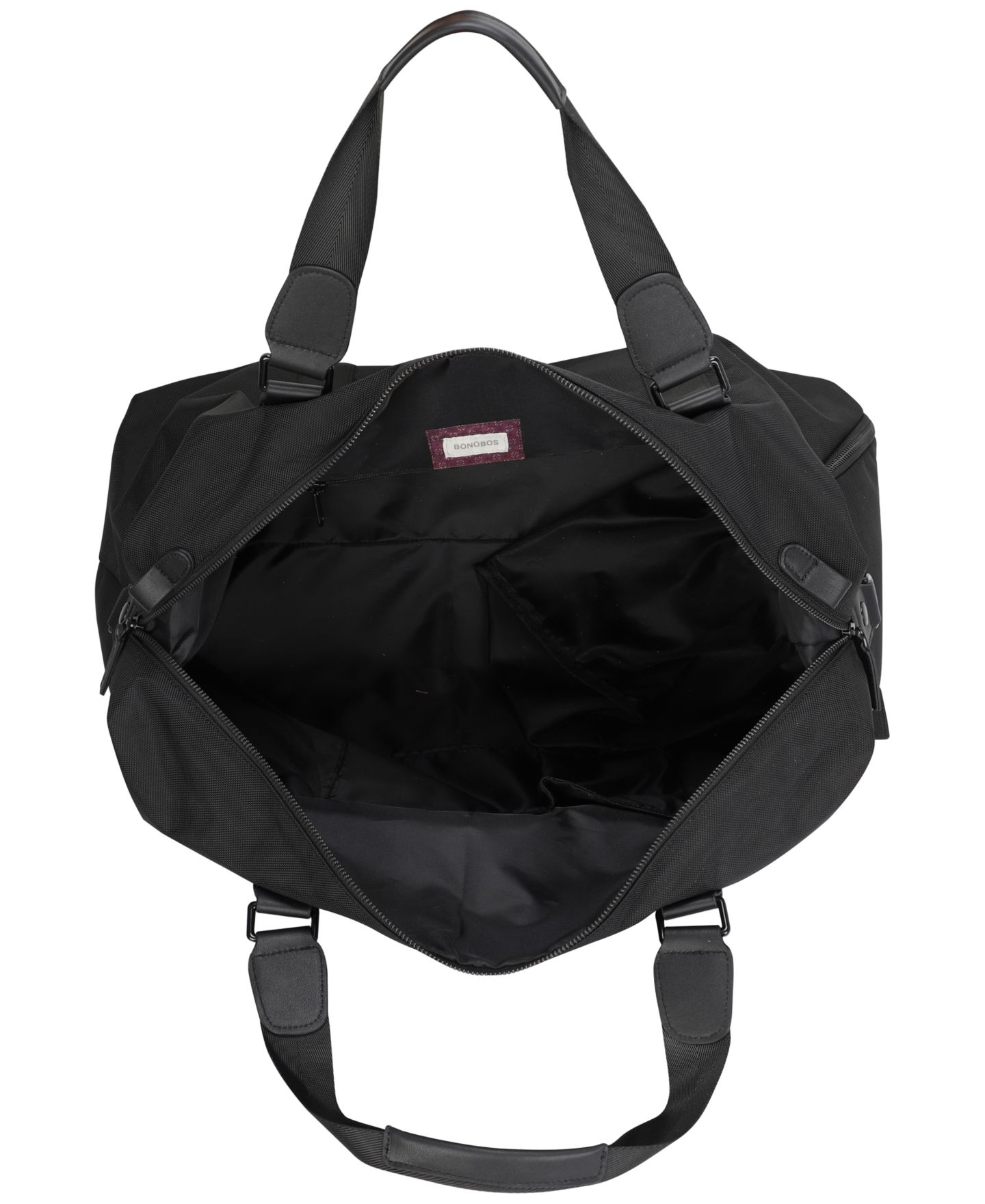 Мужская сумка Bonobos 2-In-1 Garment Duffel, цвет: Чёрный — фото 4