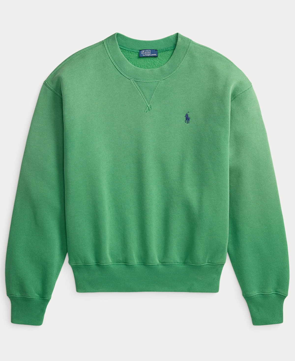 Polo Ralph Lauren Women's Fleece Crew Neck Sweatshirt In Green
