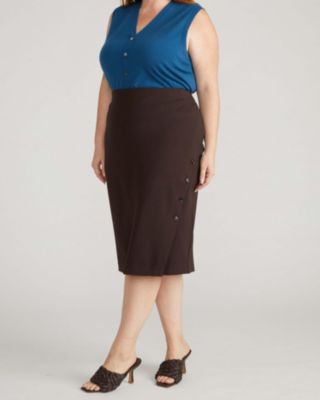 Women's Plus Size Anya Ponte Skirt
