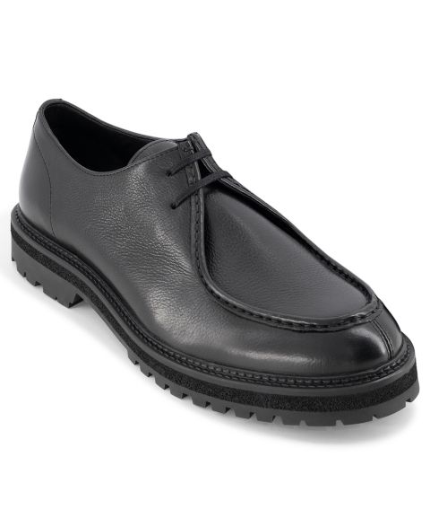 Обувь Anthony Veer Men's Harlan Moc Derby Lace-Up Shoe, цвет: Чёрный