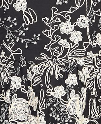 Juniors' Square Neck Mini Dress