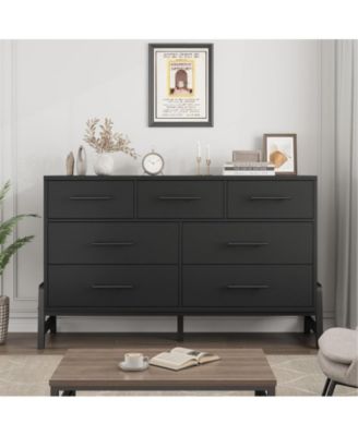 7 Dresser for Bedroom, Freestanding 52" Wide Drawer Dresser