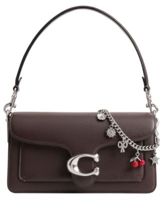 Crystal Motif Chain Bag Charm