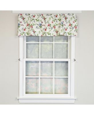 100% Cotton High Quality English Ivy Tailored Window Valance with 1.5" Rod Pocket 50" W X 12" L Spring