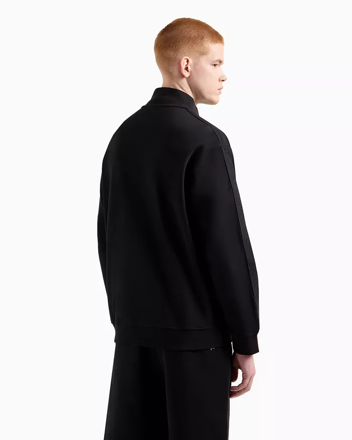 Men's Regular-Fit Logo Tape Full-Zip Track Jacket - thumbnail 4