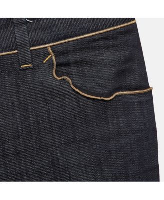 Women's Blue Denim Wide Leg Jeans