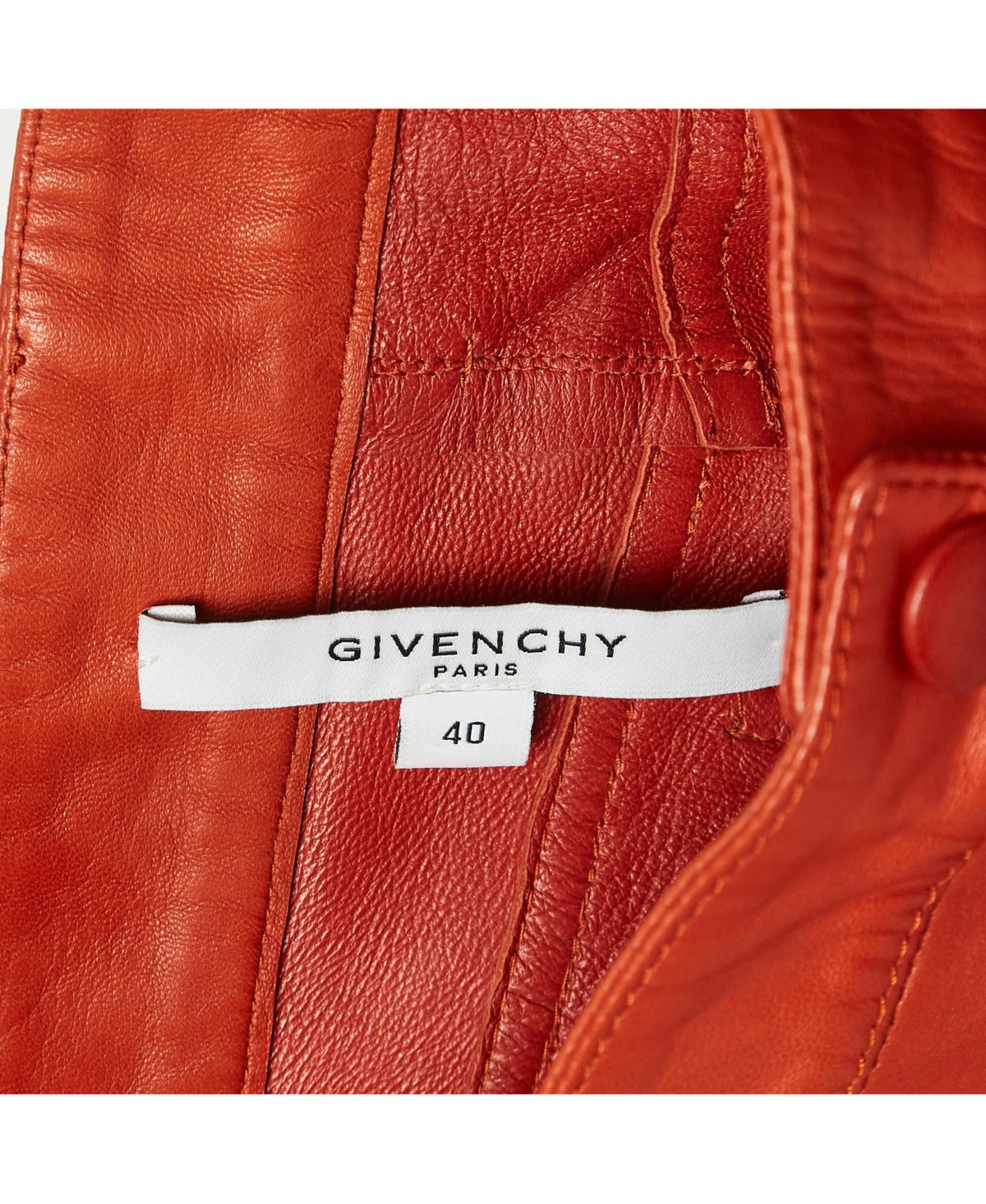 Pre-Owned Givenchy Women's Brown Patchwork Leather Pants