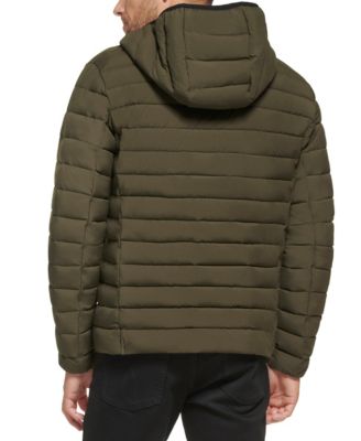 Men's Hooded & Quilted Packable Jacket