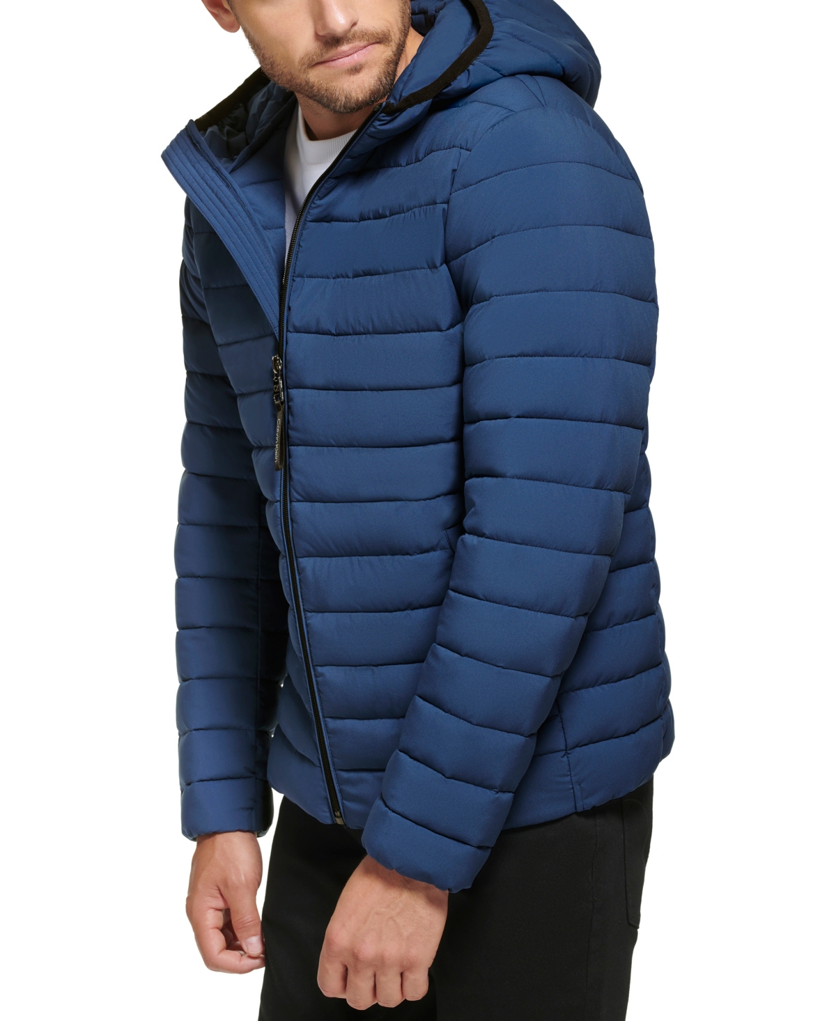 Calvin Klein Men's Hooded & Quilted Packable Jacket