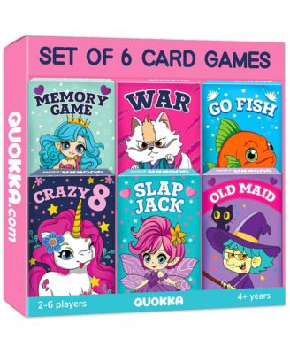 Crazy 8 Card Games for Kids  Fun Family Game with Cute Animals, Playdates, Family Time