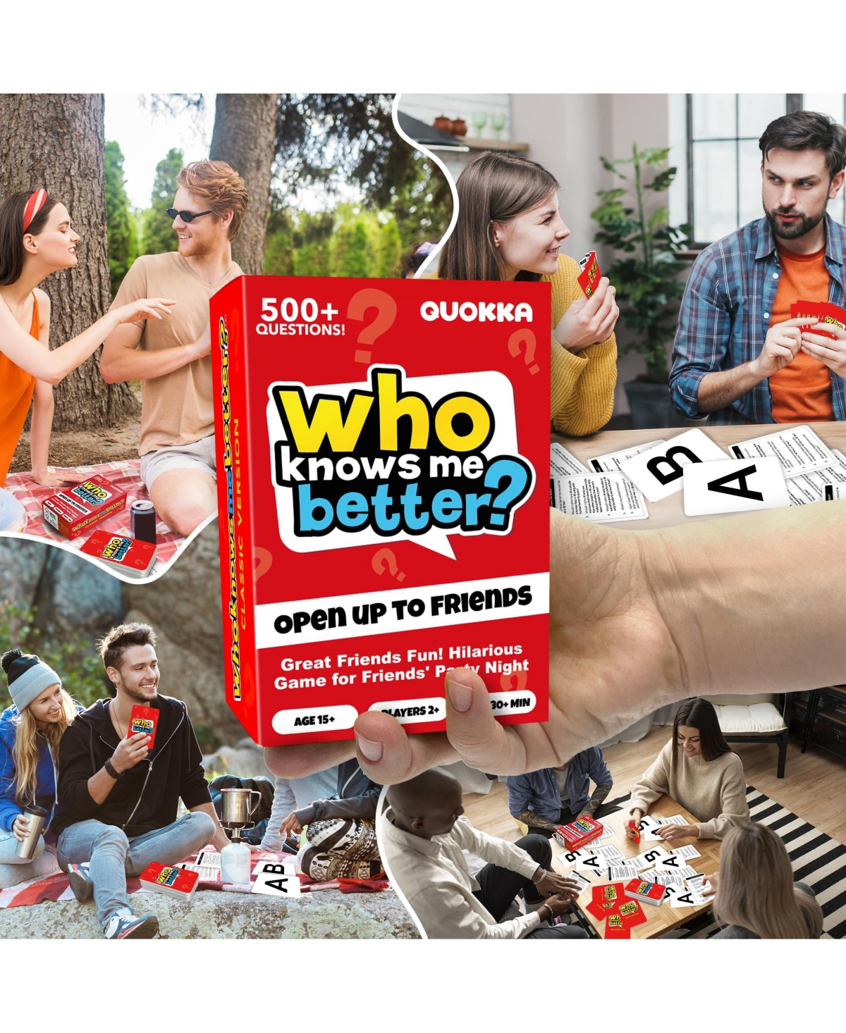 Quokka Educational Card Game for Kids Age 12+ - Who Knows Culture and Literature Better? 500+ Questions