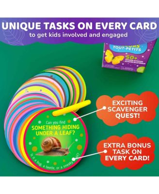 Scavenger Hunt Game for Toddlers 3-5 – 50 Toddler Activities Indoor Cards Game Set