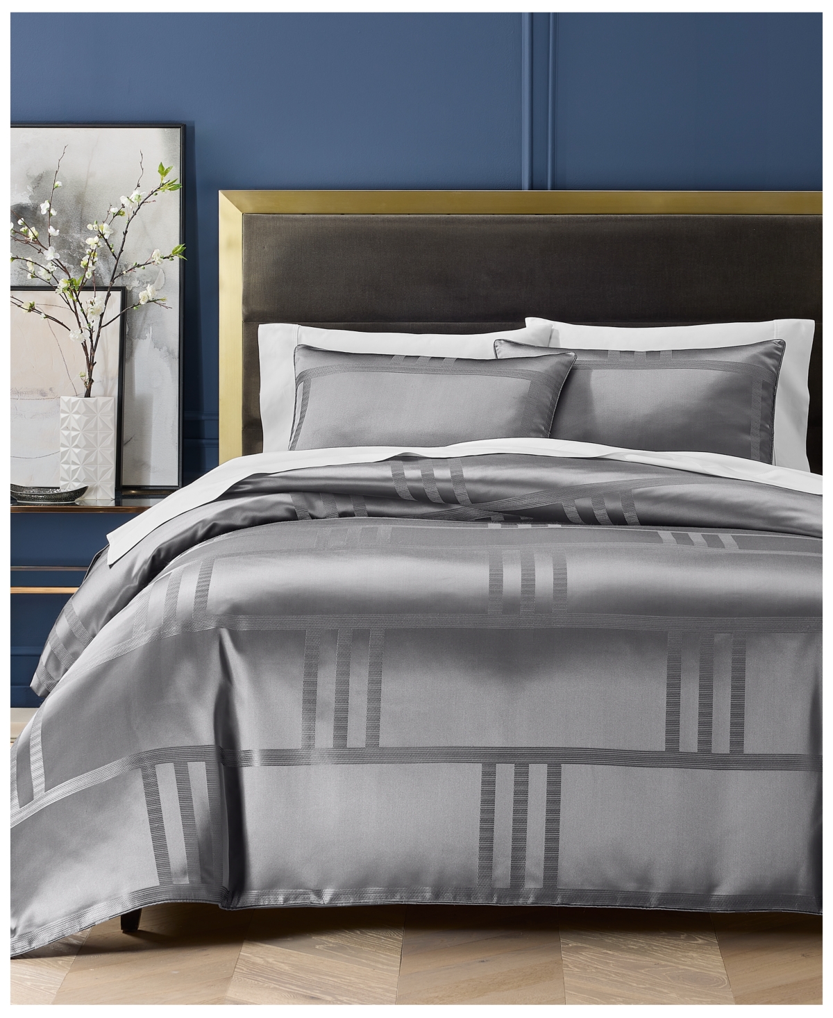 Hotel Collection Structure 3-Pc. Duvet Cover Set, King, Exclusively at Macy's