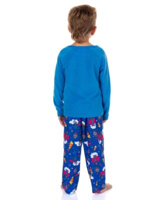Toddler Boys Super Grover Character 2PC Long-Sleeve Sleep Shirt Pajama Pant Set Lounge