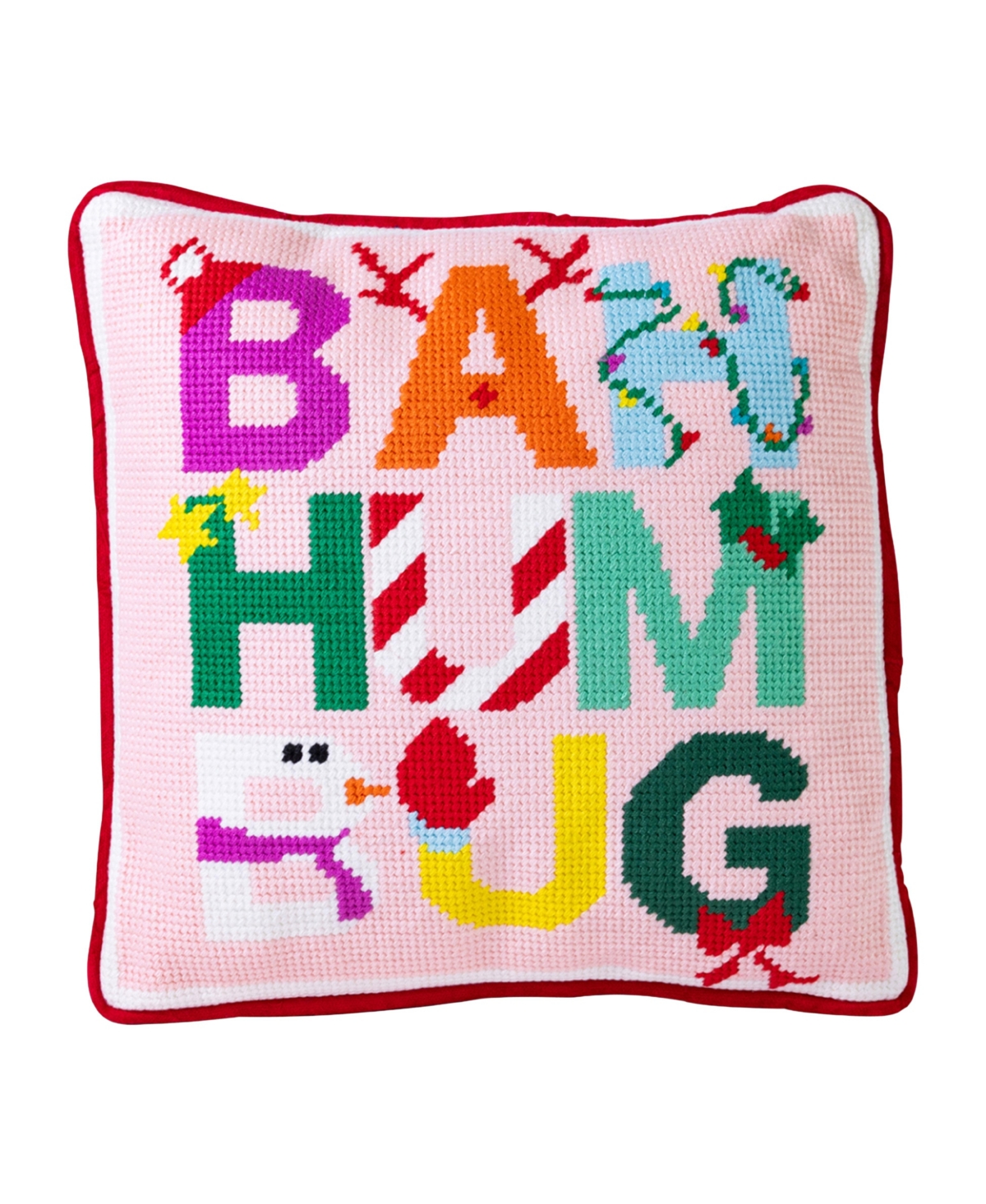 Furbish Needlepoint Pillow – Holiday Collection