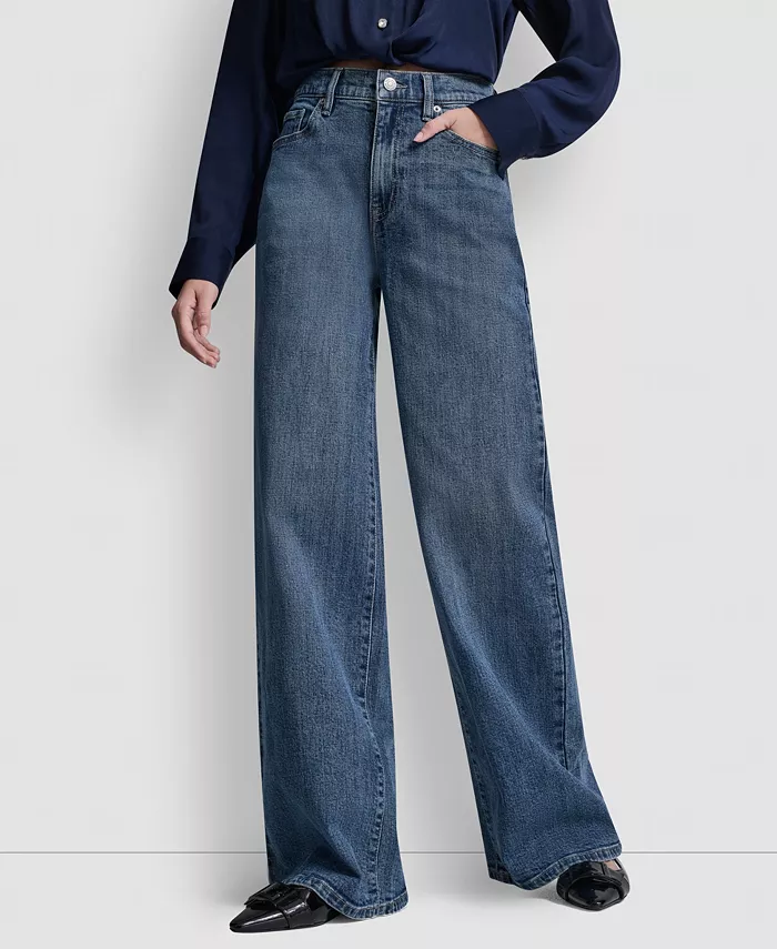 Petite High-Rise Modern Wide Leg Jeans