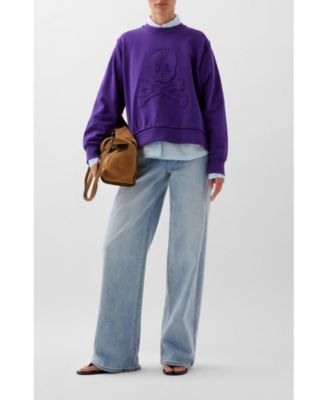 Women's Raw Skull Sweater