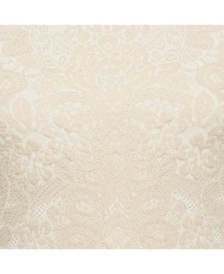 Women's Pink Jacquard Knit Mini Bodycon Dress